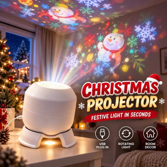 Mini Snowflake Projector Lamp (USB)