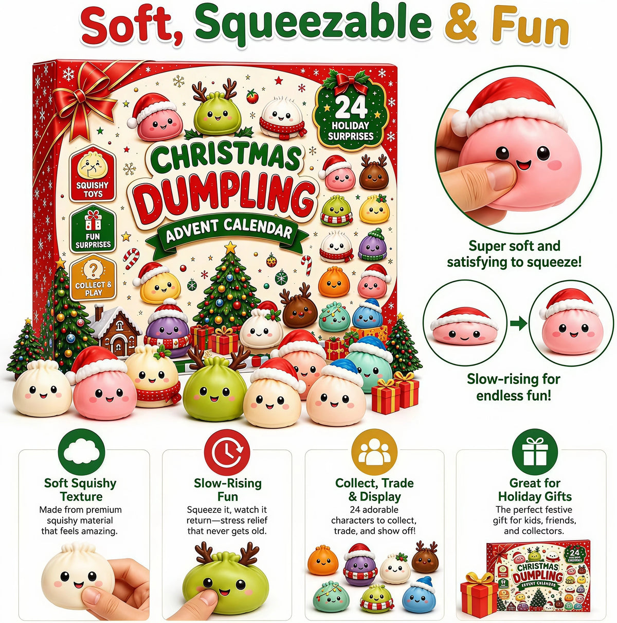 Squishy Advent Calendar – 24 Surprises