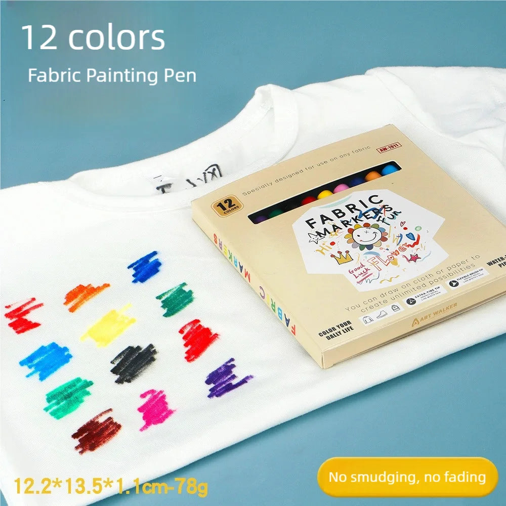Fabric Markers Set – Draw on Clothes & Bags