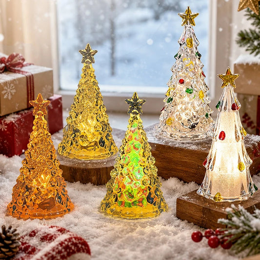 Crystal Christmas Tree Night Light