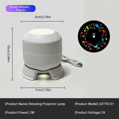 Mini Snowflake Projector Lamp (USB)