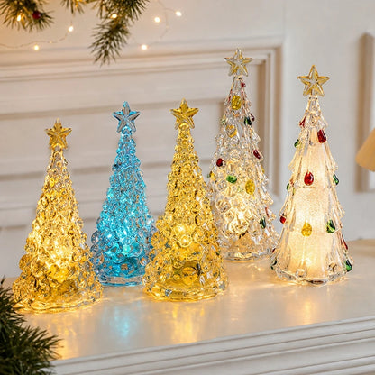 Crystal Christmas Tree Night Light