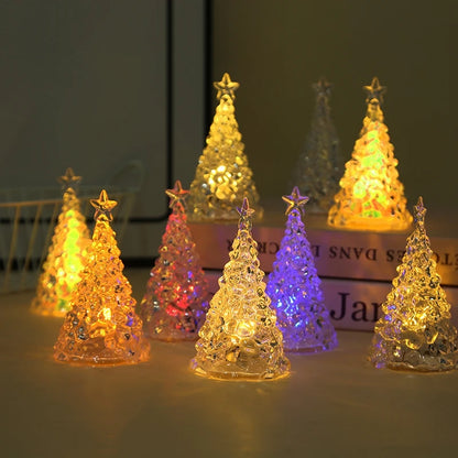 Crystal Christmas Tree Night Light