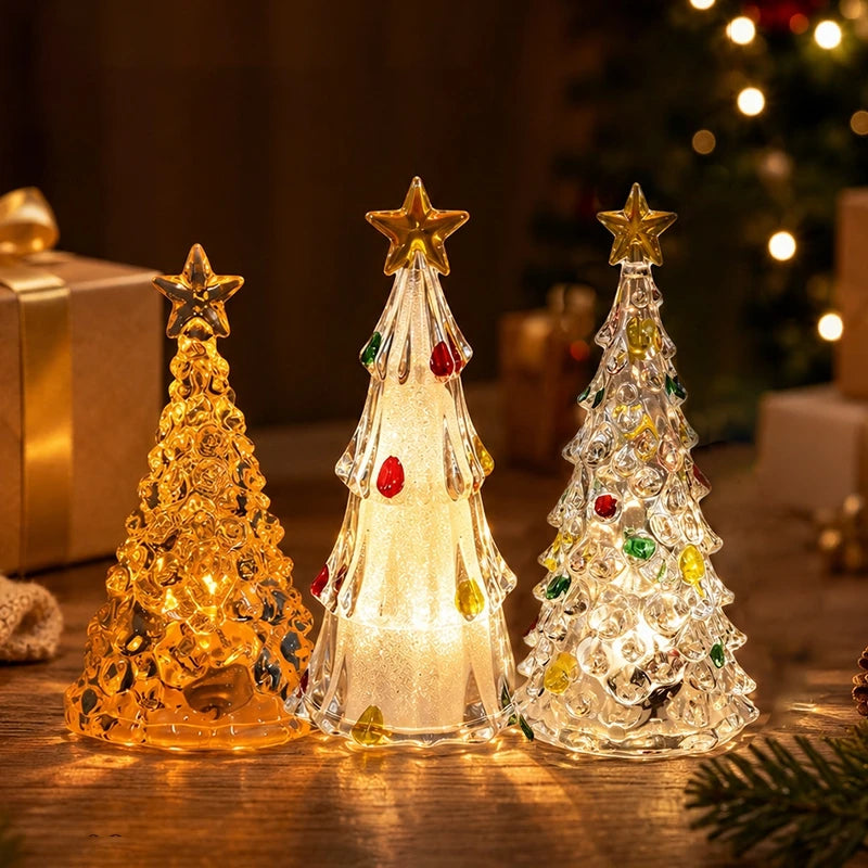 Crystal Christmas Tree Night Light
