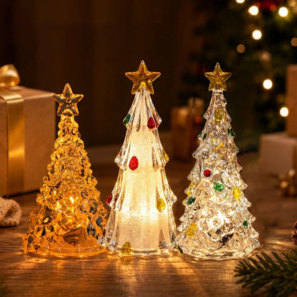 Crystal Christmas Tree Night Light