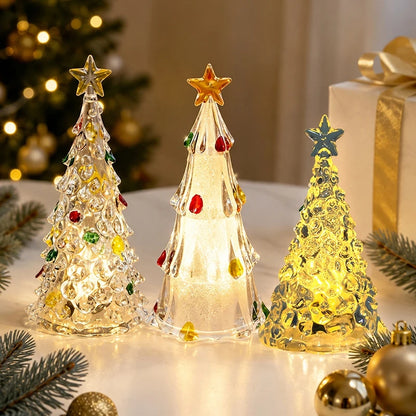 Crystal Christmas Tree Night Light