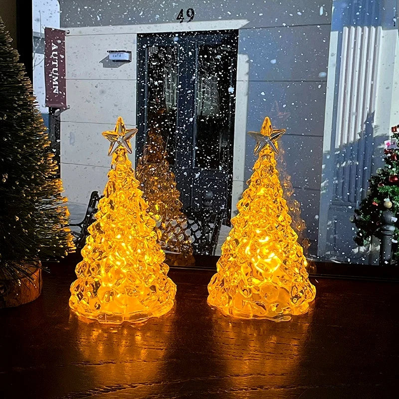 Crystal Christmas Tree Night Light