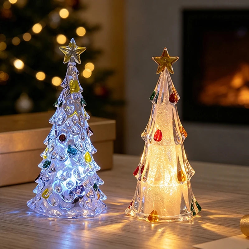 Crystal Christmas Tree Night Light