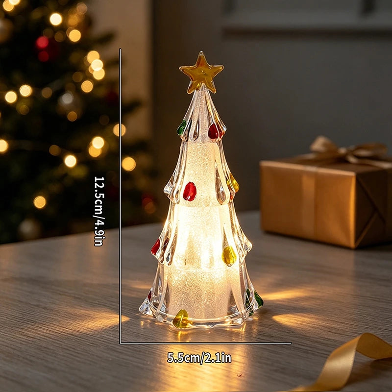 Crystal Christmas Tree Night Light