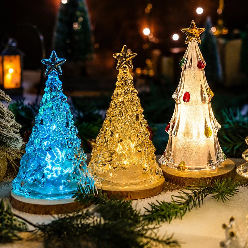 Crystal Christmas Tree Night Light