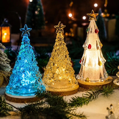 Crystal Christmas Tree Night Light