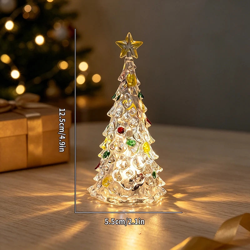 Crystal Christmas Tree Night Light