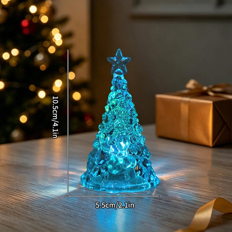 Crystal Christmas Tree Night Light