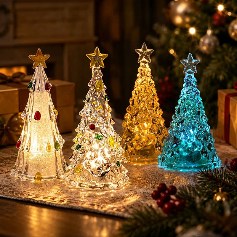 Crystal Christmas Tree Night Light