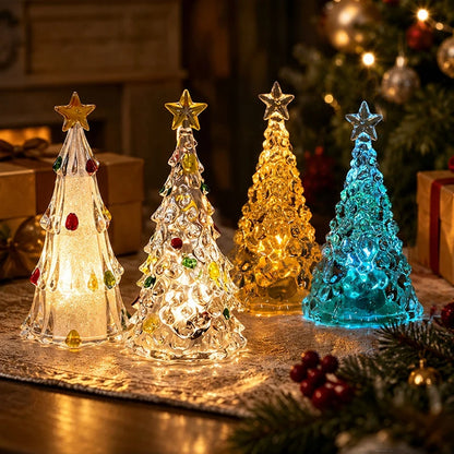 Crystal Christmas Tree Night Light