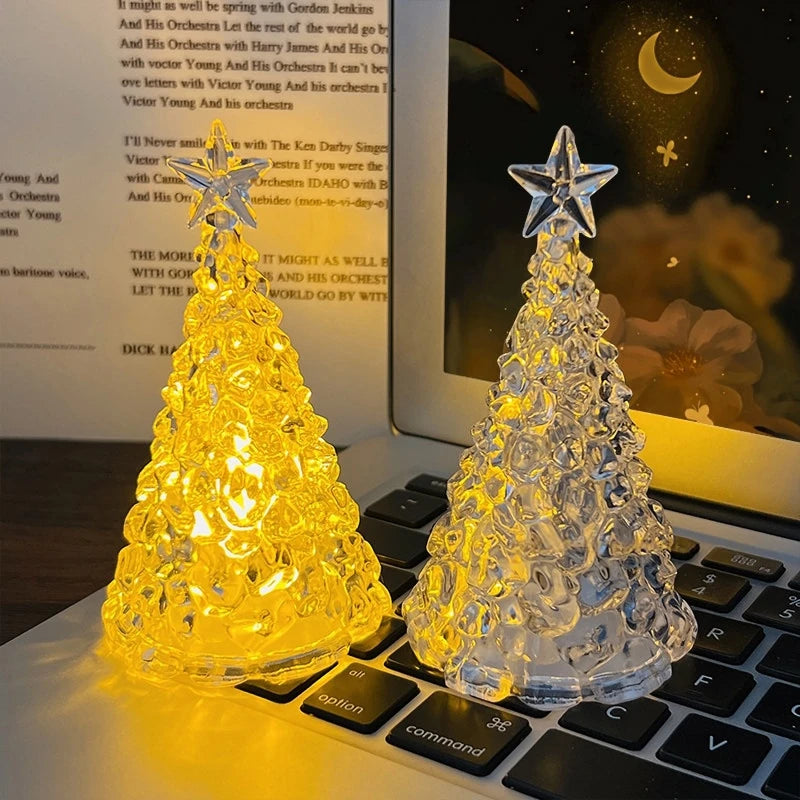 Crystal Christmas Tree Night Light