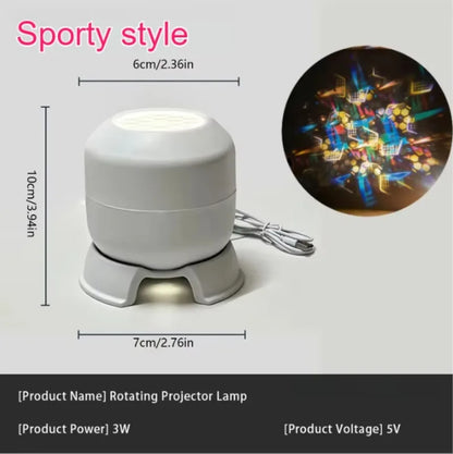 Mini Snowflake Projector Lamp (USB)